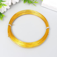 Проволока для рукоделия &quot;Астра&quot; 1 мм, 10 м, золото