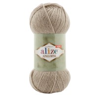 Alpaca royal new, Alize - 695 (св.кофе с мол.меланж)