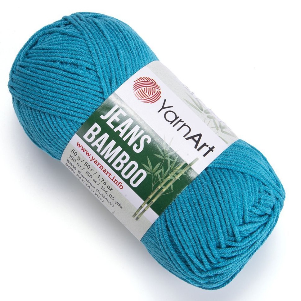 Jeans Bamboo YarnArt - 140 (голубая бирюза)