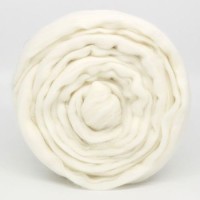 Полутонкая шерсть (для валяния) - 01 (белый)