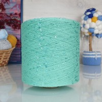 Kolibri с пайетками - 072 (мятный с матовыми мятн.пайет)