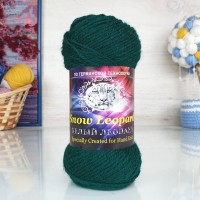 Белый леопард - 2427 (т.зелень)