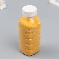 Песок цветной в бутылках &quot;Желтый&quot; 500 гр