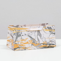 Коробка для цветов &quot;Мрамор&quot;, 24 х 12 х 12 см (10 шт.)