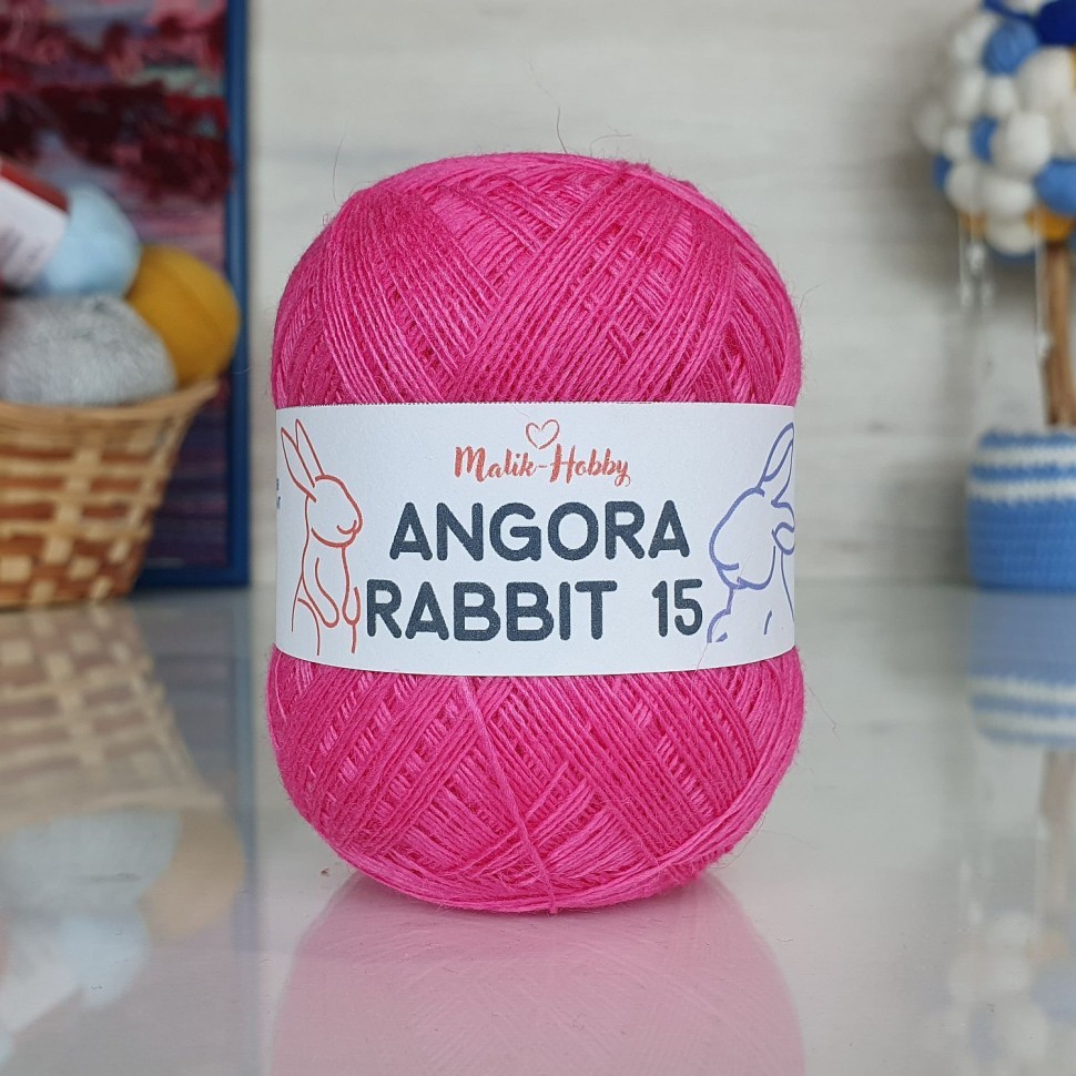 Angora Rabbit 15 - 064 (розовый неон)