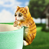 Подвесной декор "Котик" 10х9х18см