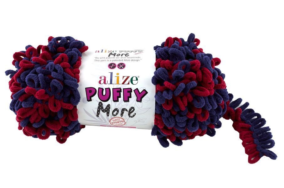 Puffy MORE (Alize) - 6268 (вишня/синий)