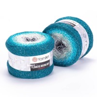 FLOWERS MOONLIGHT - 3289 (мор.волна/бирюза)