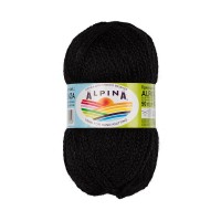 ALPACA TRENZA, ALPINA - 02 (черный)
