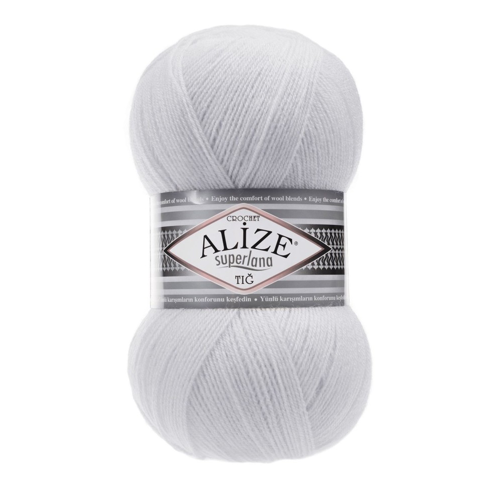 SUPERLANA TIG (ALIZE) - 698 (серебристый)