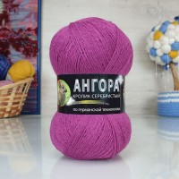 Ангора кролик серебристый - 229 (лиловый(брусника))