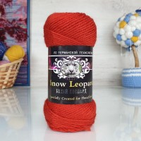 Белый леопард - 2523 (терракот)