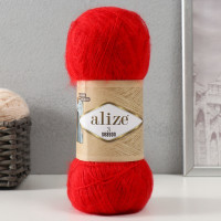 Пряжа &quot;3 Season&quot; 51% акрил, 25% мохер, 24% шерсть 500м/100гр (56-красный)