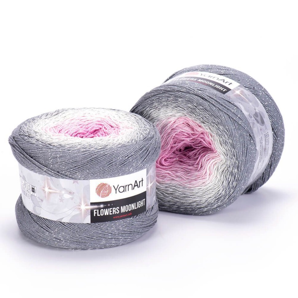 FLOWERS MOONLIGHT - 3293 (Серый-розовый (внутри))