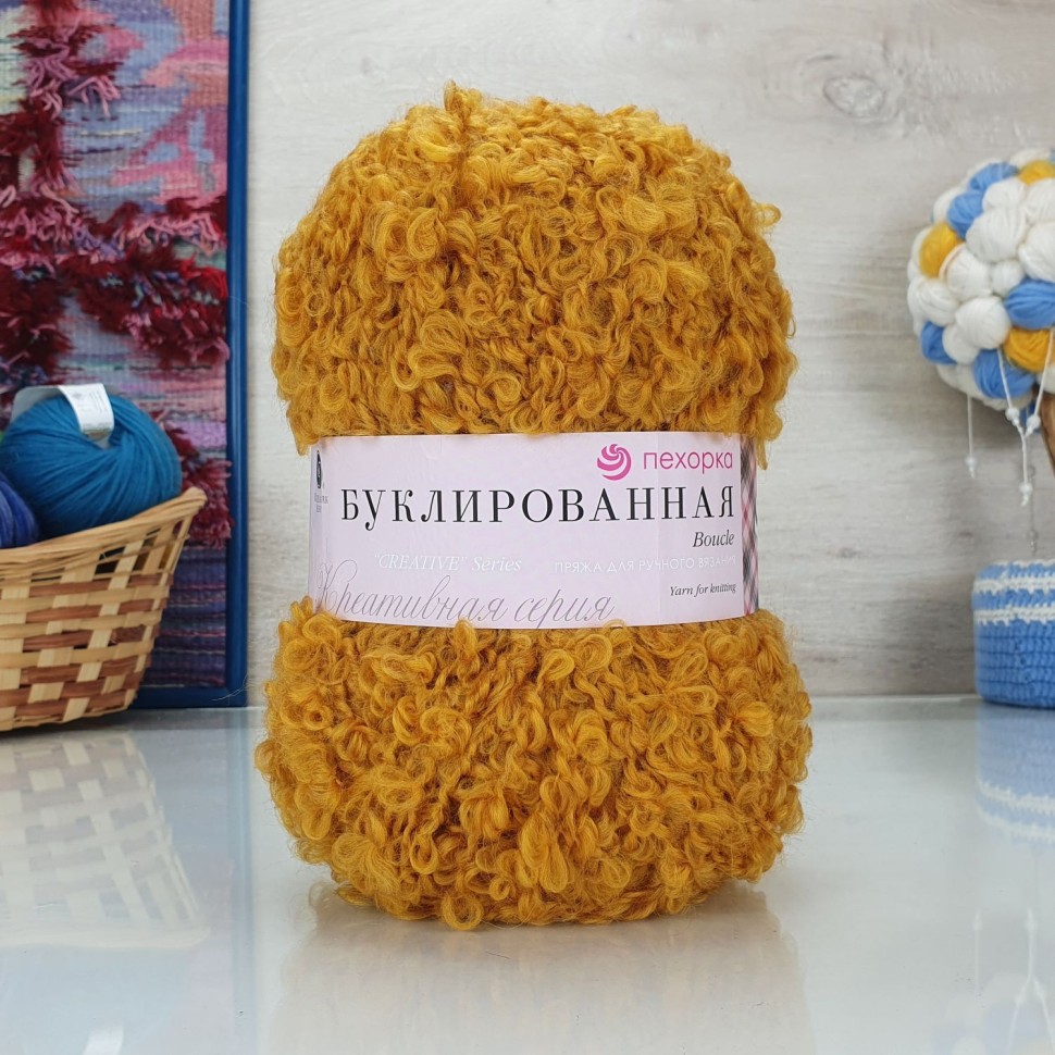 Буклированная (Пехорка) - 447 (Горчица)