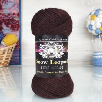 Белый леопард - 2531 (коричневый)