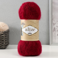 Пряжа "3 Season" 51% акрил, 25% мохер, 24% шерсть 500м/100гр (57-бордовый)