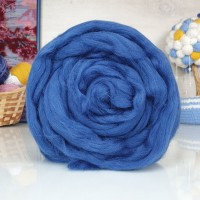 Полутонкая шерсть (для валяния) - 156 (индиго)