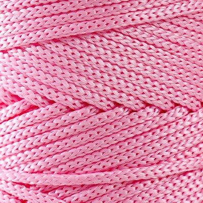 Пряжа "Macrame XL" 100% полиэстер 130м/250г (147 розовый)