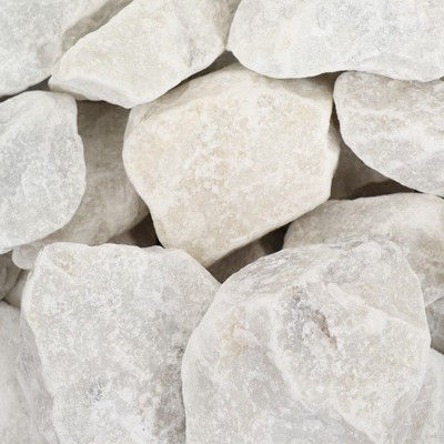 Мраморная крошка 40 - 70 мм, 10 кг, белая Мраморная крошка 40 - 70 мм, 10 кг, белая