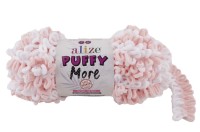 Puffy MORE (Alize) - 6272 (персик/белый)