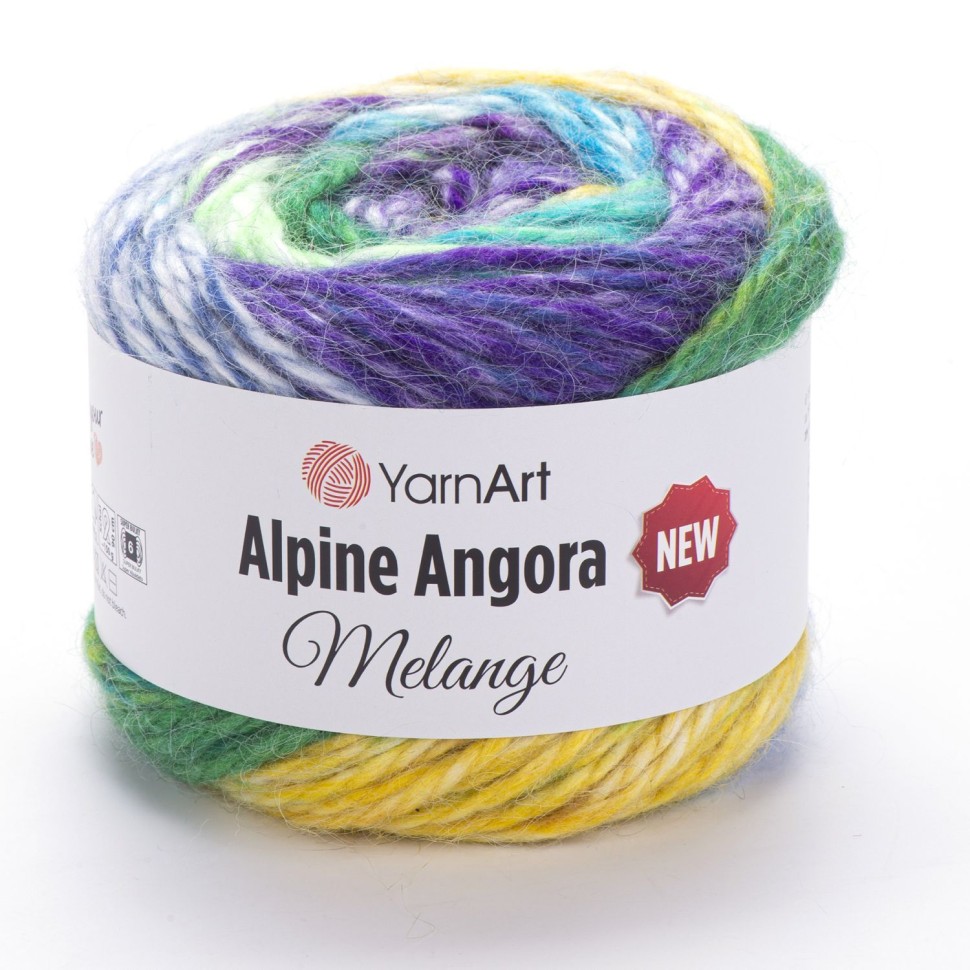 Alpine Angora Melange (YarnArt) - 6406 (принт)