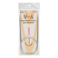 Спицы круговые VTS-1 (d 4.5 мм) сталь 100 см 1 шт с металл.леской Visantia