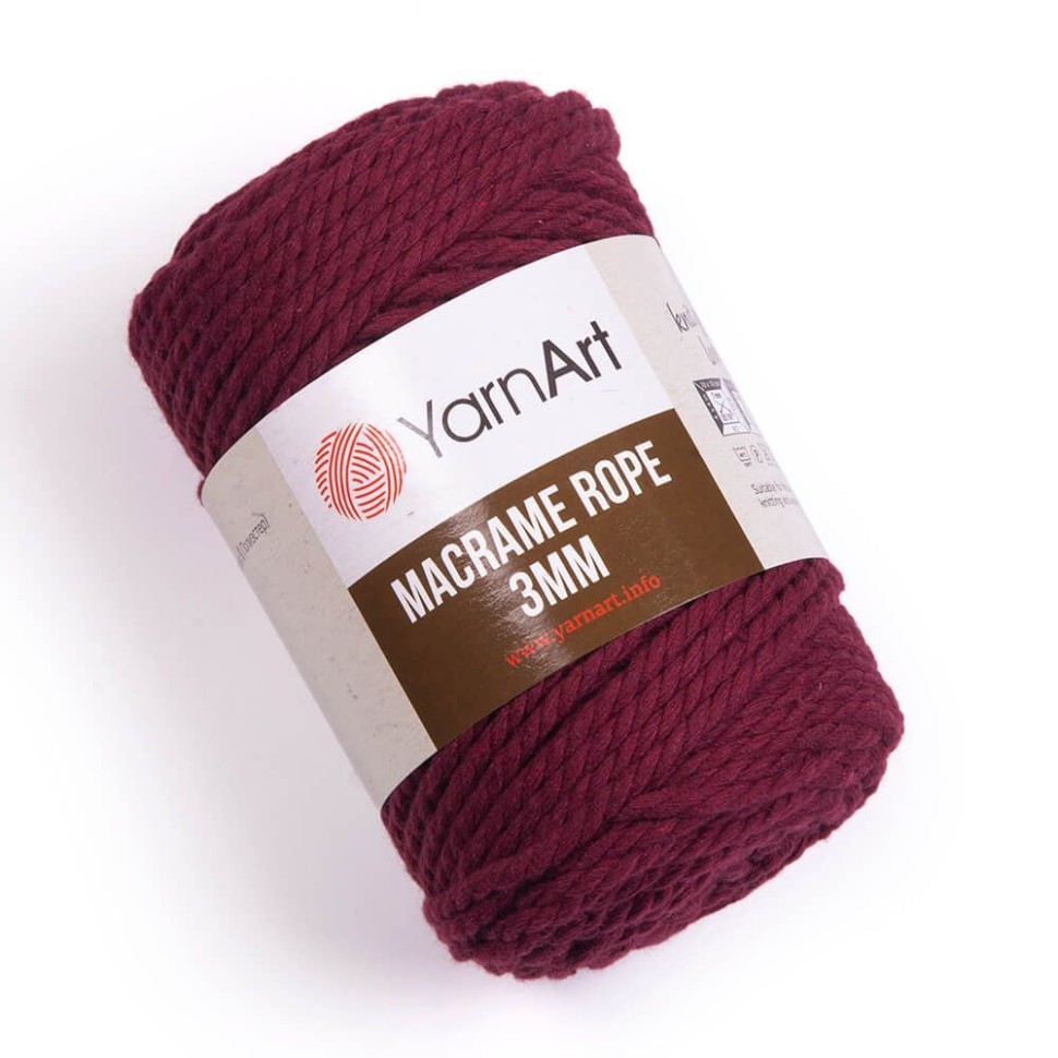Macrame Rope 3mm - 781 (бордо)