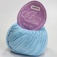 Бэби коттон (Сеам) - 4317 (голубой)
