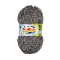 ALPACA TRENZA, ALPINA - 14 (черный-серый)