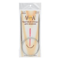 Спицы круговые VTS-1 (d 5.0 мм) сталь 100 см 1 шт с металл.леской Visantia
