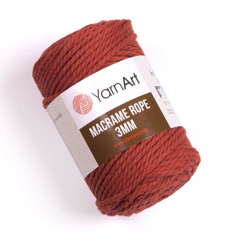 Macrame Rope 3mm - 785 (кирпич)