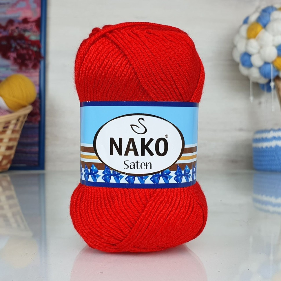 Saten (Nako) - 207 (алый)