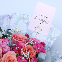 Держатель для открытки «Звёздочка», 30 см (10 шт.)