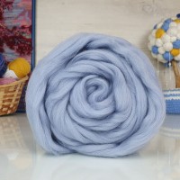 Полутонкая шерсть (для валяния) - 174 (стальной)