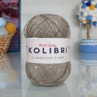 Kolibri с пайетками - 079 (бежевый с прозр.пайет)