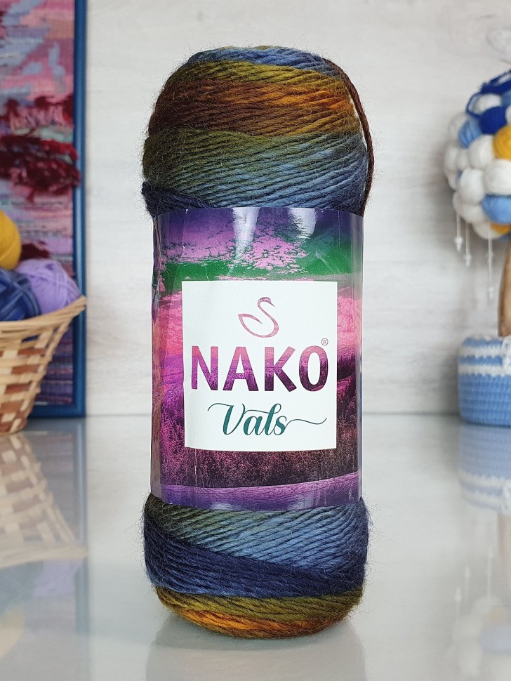 Vals (Nako) - 86386 (хаки-син.-т.оранж.)