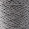 Шнур для вязания без сердечника 70% хлопок, 30% полиэстер 1мм 200м/65±10гр (08 - серый)