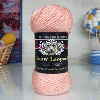 Белый леопард - 271 (персик)