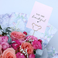 Держатель для открытки &quot;Мишка&quot;, 30см (10 шт.)