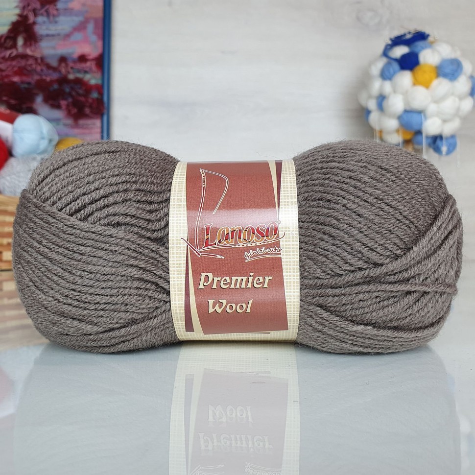Premier wool Lanoso - 907 (какао)