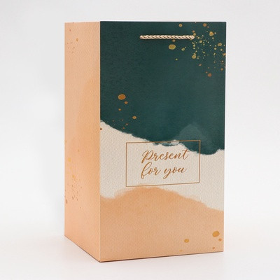 Переноская для цветов с вкладышем, "Present", с ручками, 20 х 20 х 35 см (5 шт.)
