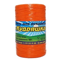 Нить для рукоделия &quot;Кудряшка&quot; &quot;500гр.&quot; - 035 (апельсин)