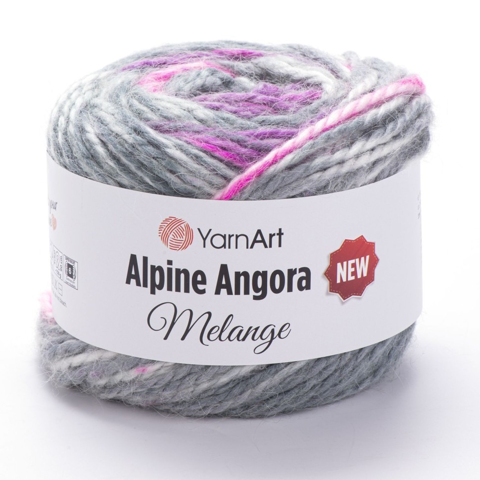 Alpine Angora Melange (YarnArt) - 6409 (принт)