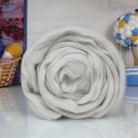 Полутонкая шерсть (для валяния) - 254 (пепел)