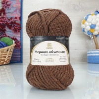Меринго объемная, Камтекс - 121 (коричневый)