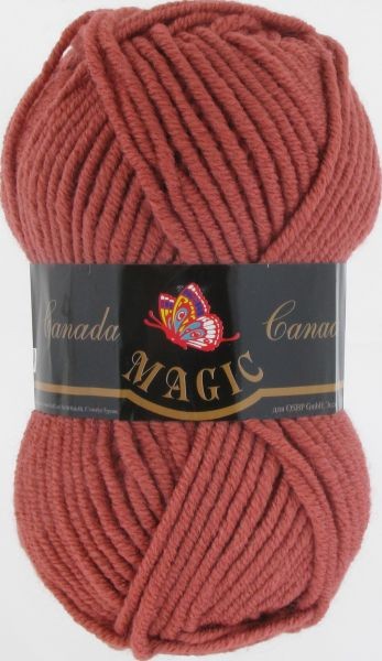 Пряжа Canada (Magic) 3717  розовый коралл