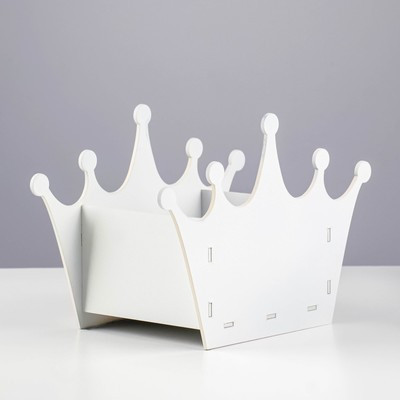 Кашпо деревянное "Корона" 16,4х23,4х13 см Кашпо деревянное "Корона" 16,4х23,4х13 см