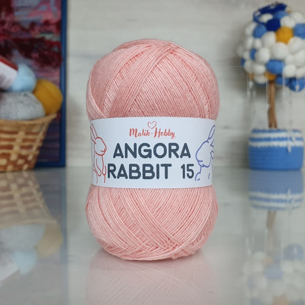 Angora Rabbit 15 - 076 (розовый персик)