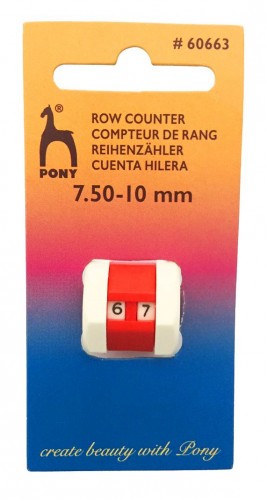 Прочее (Pony) арт.60663  Счетчик рядов для спиц 7,5-10 мм, 1 шт.